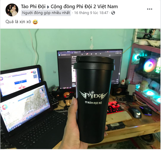 Anh em cơ trưởng nhận cơn mưa quà tặng từ BQT Phi Đội trước Mùa trăng 2023